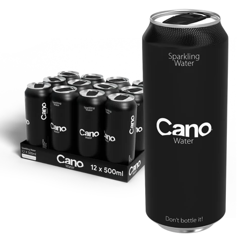 Cano Water Sparkling Resealable 12x500ml