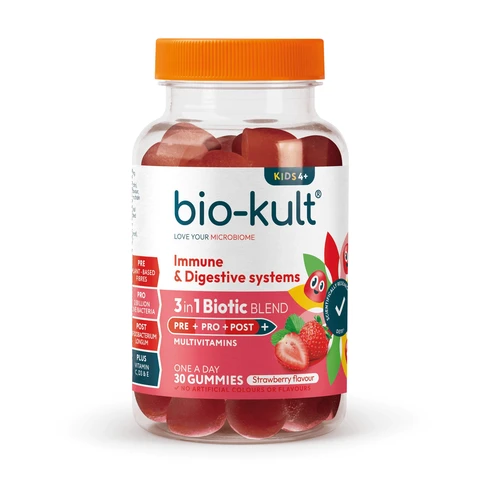 Bio-Kult Kids Daily Wellness Support Gummies Strawberry Flavour - 30 Gummies