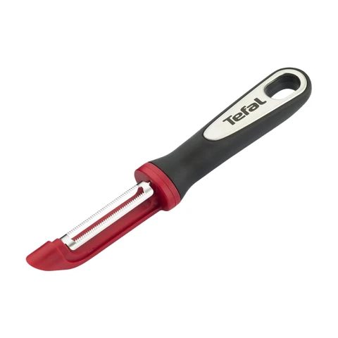 Tefal Tomatenschäler mit Kunststoffgriff, schwarz/rot, 28,8 x 9,2 x 2,6 cm