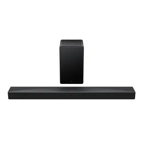 TCL Q65H soundbar 5.1 kanal, 580 W heimkino-lautsprecher mit cinema surround, Dolby Atmos, DTS:X, sound expansion, Bluetooth 5.3, HDMI eARC, USB, optisch, wandmontierbar, mit fernbedienung