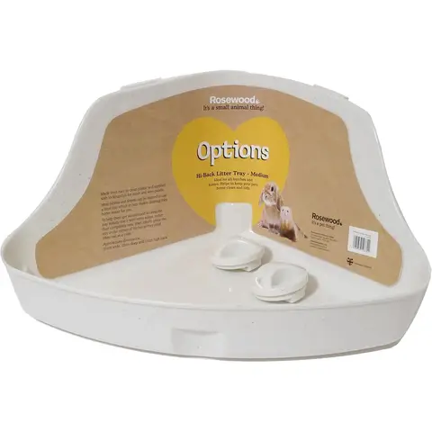 Rosewood Options Corner Litter Tray Medium (Pack of 1)