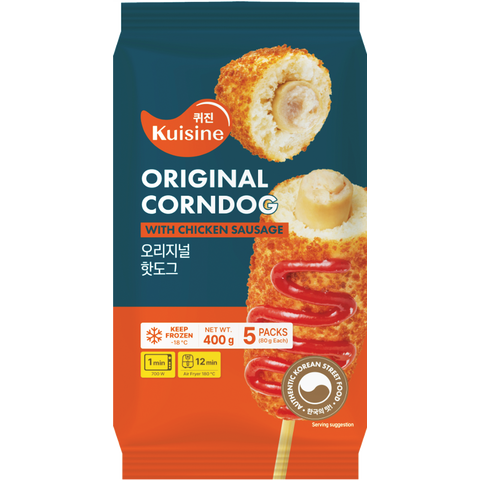 Kuisine Crispy Corn Dog with Chicken Sausage 5 Pcs 400g
