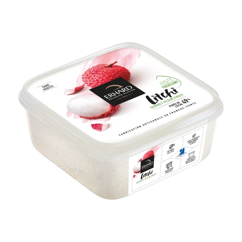 ERHARD Sorbet Plein Fruit Litchi 488g