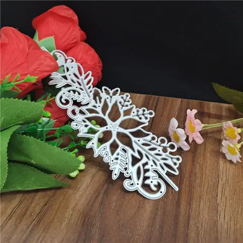 Flower Lace Frame Christmas Cutting Dies,DIY Scrapbooking Artist Metal Cutting Dies Stencils Scrapbooking Stitch Craft Dies Metal DIY Gift
