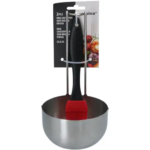 BBQ Saucepan and Brush 2pc
