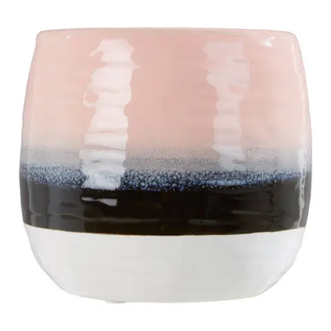 Interiors by Premier Indoor Planter Caldera Dip Dye Ceramic Pink Large