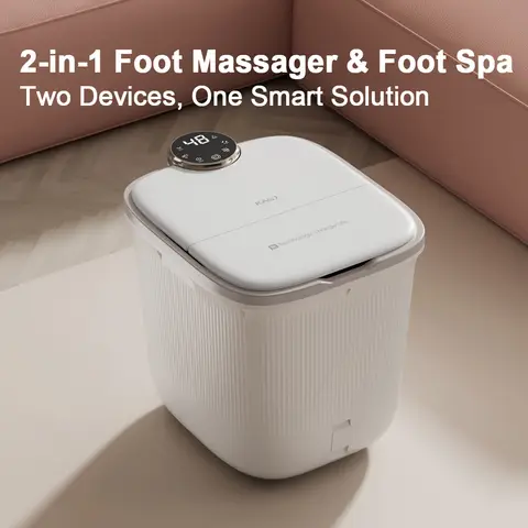 KASJ K3 Foot Spa with Air Compression Massage, Intelligent Constant Temperature Heating, Fully Automatic