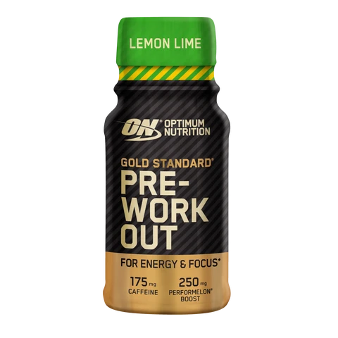 Optimum Nutrition Gold Standard Preworkout Shot Citroen & Limoen 720 ml (12 stuks)