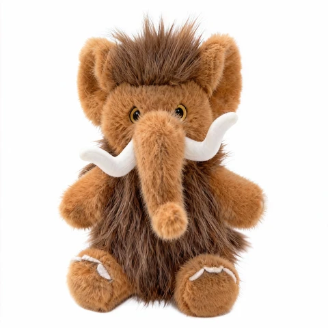 Peluche mammouth - 20 cm