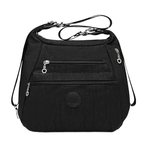 Kono Messenger Shoulder Bag for Women Multi Pockets Ladies Handbag Waterproof Casual Crossbody Bag for Shopping Travel Daily