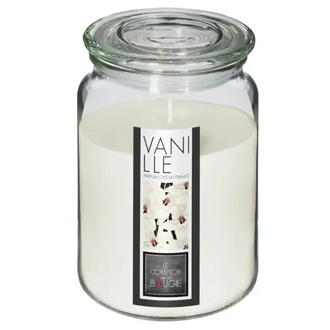 Atmosphera Nina Geurkaars - Glazen Pot, Vanille, 510 g