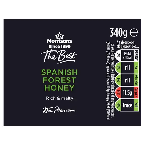 Morrisons The Best Spanish Forest Honey 340g