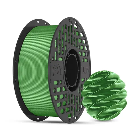 CAILAB PLA Silk 3D Printer Filament, Single Color  - Xmas Green