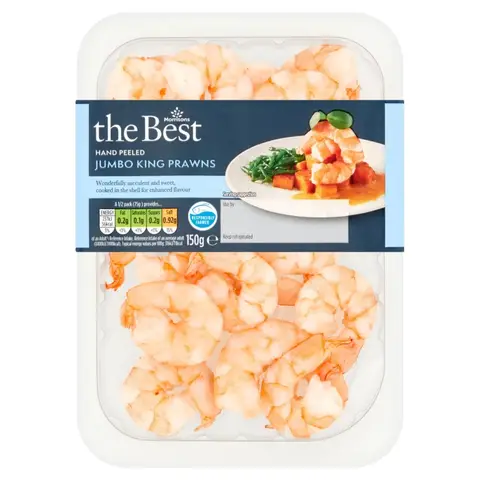 Morrisons The Best Raw Jumbo King Prawns 225g