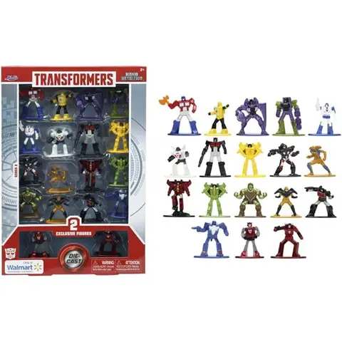 Jada 1.65inch Transformers Diecast Nano MetalFigs 18 Pack