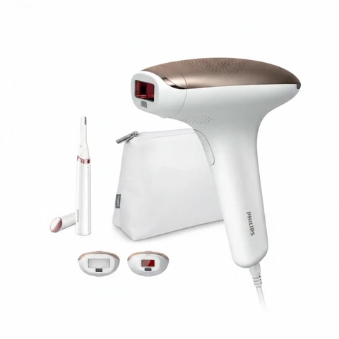 Philips Lumea IPL geavanceerd 7000-serie, 2 opzetstukken - ontharingsapparaat plus satin compact-pentrimmer BRI921/00