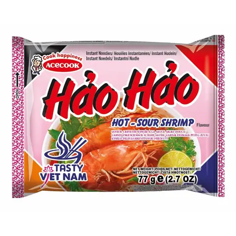 Hao Hao Hot & Sour Shrimp 77g
