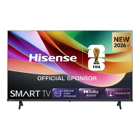 Hisense 40A49S 40 Zoll LED Full HD Smart-TV – HDR10, VIDAA OS, WLAN, AirPlay 2, integrierter Multi-Tuner (DVB-T/T2/S/S2/C), Schwarz