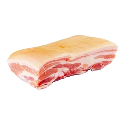 【Barbecues】RAW NATURAL Poitrine de Porc Crue avec Peau 600 g