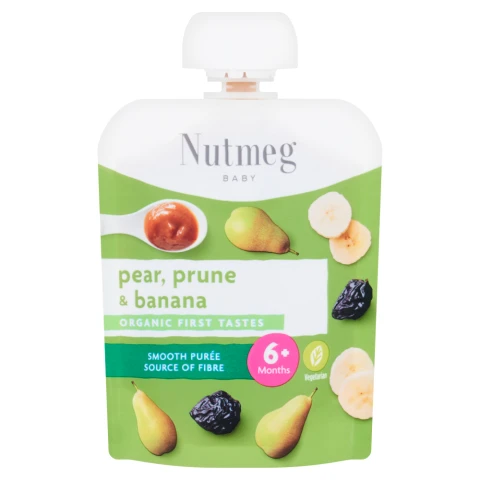 Nutmeg Pear, Prune & Banana 6+ Months - 70g