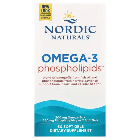 Nordic Naturals Omega-3 Phospholipids, 500mg - 60 Softgels