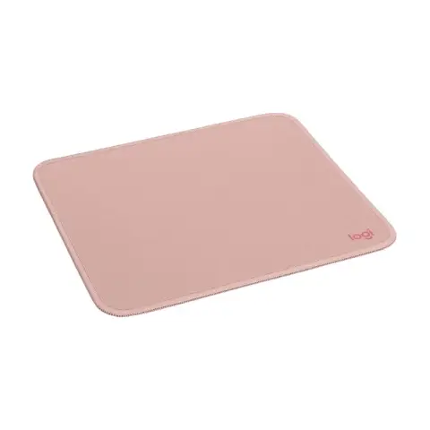 Logitech Mouse Pad - Studio Series, Computer-Mauspad mit Anti-Rutsch-Gummiboden, Leichtes Gleiten, Spritzwassergeschützt, Langlebige Materialien, Tragbar, Frisches, modernes Design - Rosa