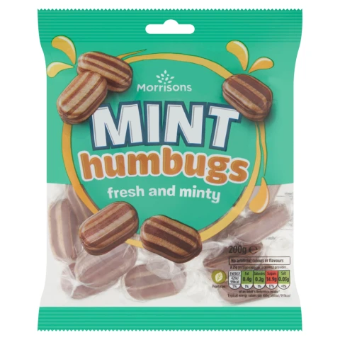Morrisons Mint Humbugs 200g