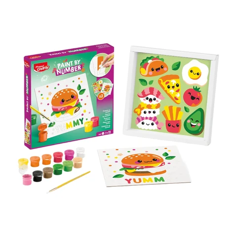 MAPED Peinture par numéros adorables thèmes gourmands