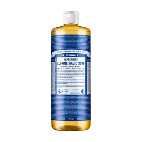 Dr Bronner's Peppermint Castile Liquid Soap 946ml