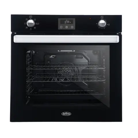 Belling BEL BI602FP Single Electric Built-In Oven, Black, A Rated