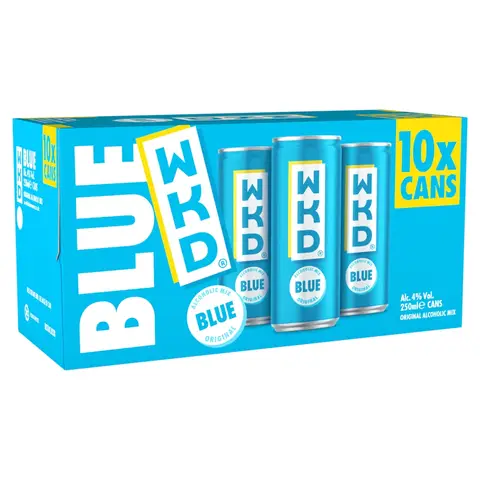 Wkd 10 Alcoholic Mix Blue Original 250ml