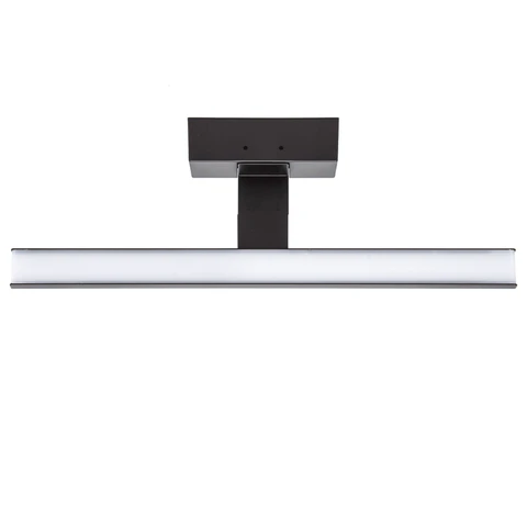 Aigostar LED-Spiegellampe, Aluminium & PC, schwarz, 8 W, 4000 K