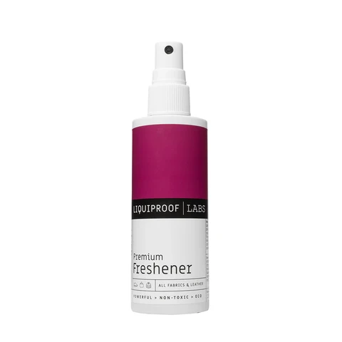 Liquiproof LABS 125ml Premium Freshener fast-acting deodoriser for footwear, shoes and clothing. Our spray freshens trainers, shoes and clothes.