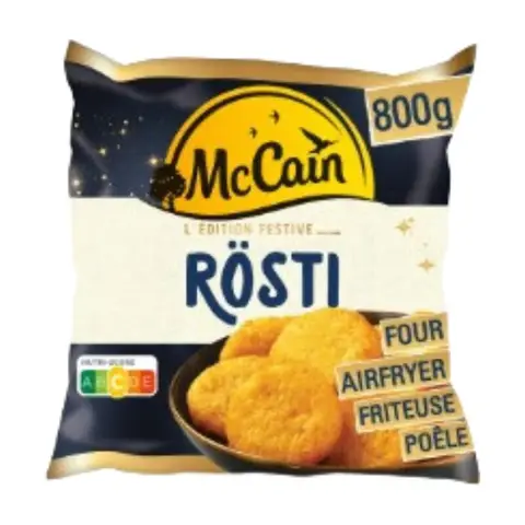 McCain Rösti pommes de terre et oignon 800 g