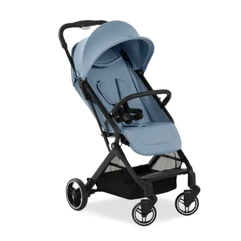 Hauck Travel Stroller & Pushchair Travel N Care Plus with Recline Function, only 7.2 kg (up to 22 kg capacity) - Dusty Blue