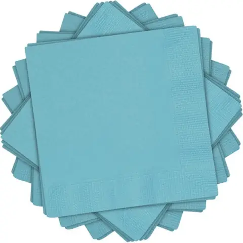 Unique Party Lunch Napkins, Teal, 20 Pack