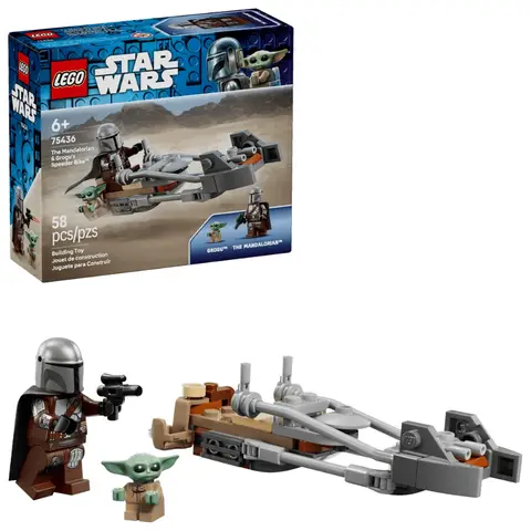 LEGO Star Wars 75436 The Mandalorian & Grogu's Speeder Bike™
