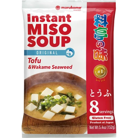Marukome Instant Miso Soup Tofu Flavour 8 servings 152g