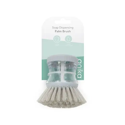 Anika Soap Dispensing Palm Brush
