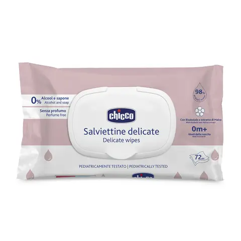 Chicco Soft Feuchttücher 12 x   72 Stück (= 864 Stück)