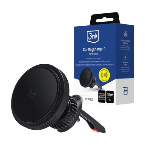 3mk Car MagCharger Auto-Halterung für Lüftungsschlitze - Schwarz