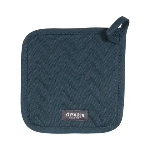 Dexam Pot Holder Love Colour 100% Cotton Ink Blue