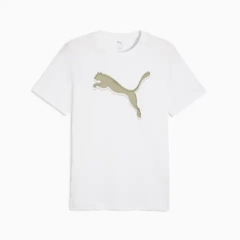 Puma Graphic Cat Logo Tee - Puma White