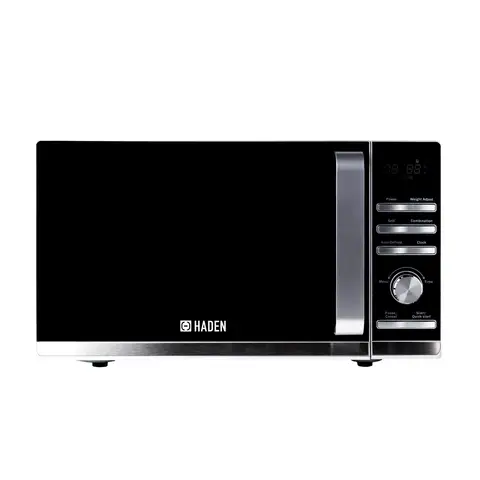 Haden Microwave with Grill - 20L, 800W & 900W Grill, White, 5 Power Levels, 8 Auto Cook Programmes, LED Display, 199034