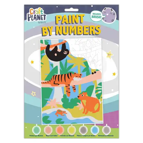 Craft Planet Rainforest Paint By Numbers