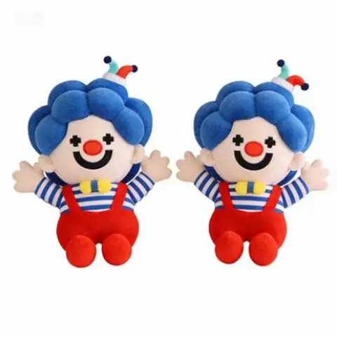 Peluche Enfant clown - 30 cm 