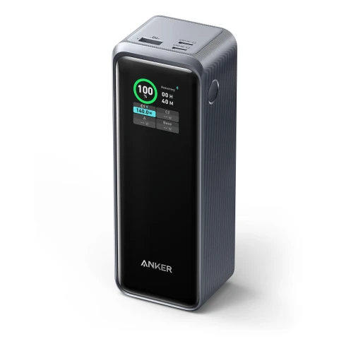 Anker Prime Batterie Externe 27650mAh Banque d'alimentation, Chargeur Portable 250W,3 Ports (99,54 Wh), MacBook Pro/Air, iPhone 16/15/14/13, AirPods,Samsung