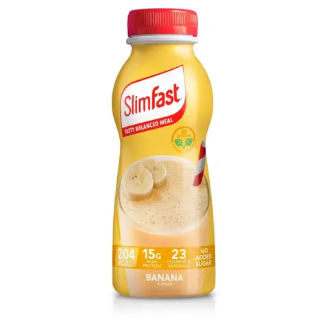 Slimfast Meal Replacement Meal Support Shake RTD Banana Flavour - 325ml