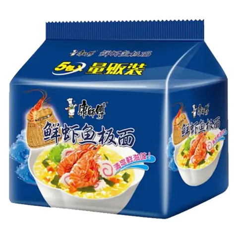 Nouilles Instantanées Master Kong Saveur Poisson et Crevette 95g x5