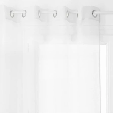 Atmosphera Moly Voilage blanc - 135 x 240 cm